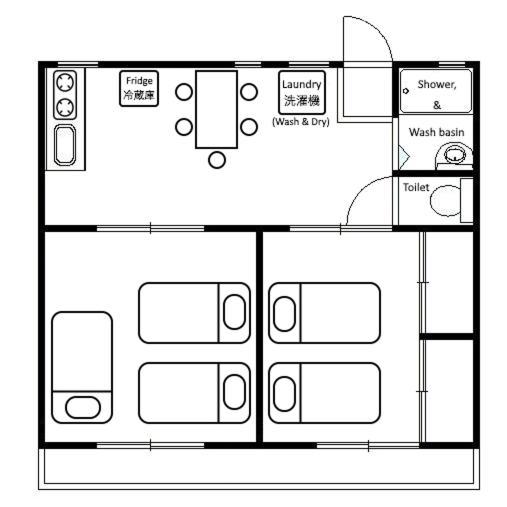 Guest House Meets Okayama All Private Room Hostel Ngoại thất bức ảnh